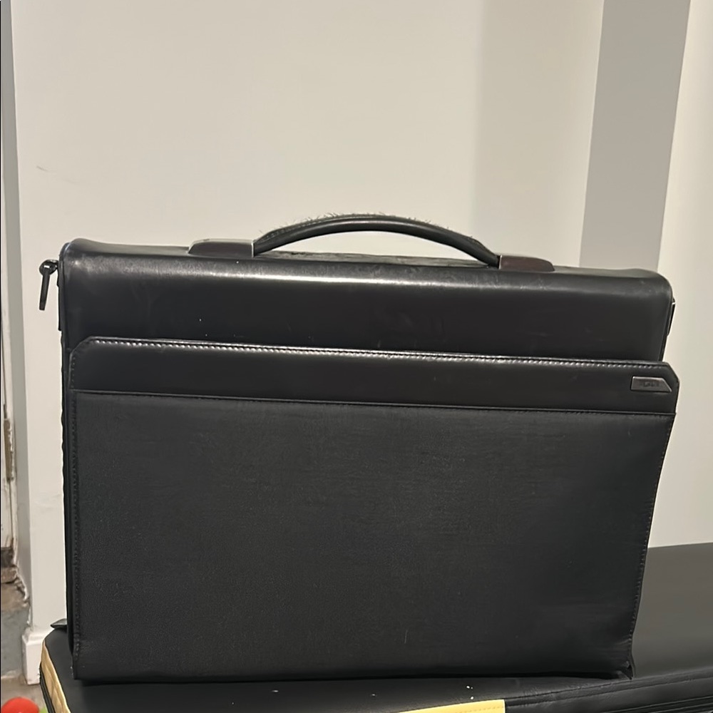 Black Leather Briefcase